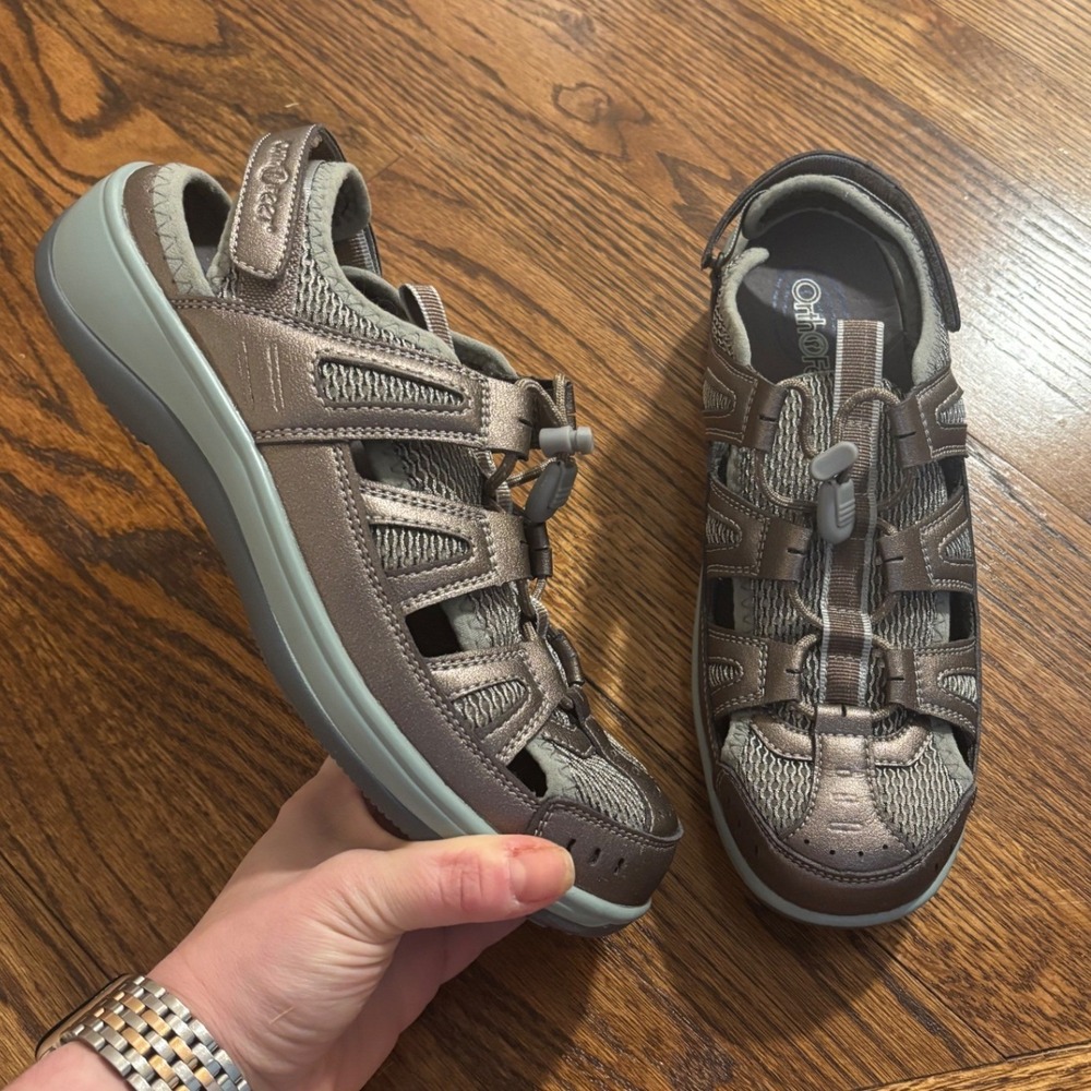 Orthofeet | Women's Verona Sandals Pewter Sz 7.5